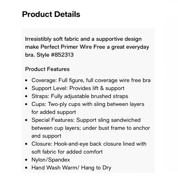 Perfect Primer Wire Free Bra - Picture 5 of 5